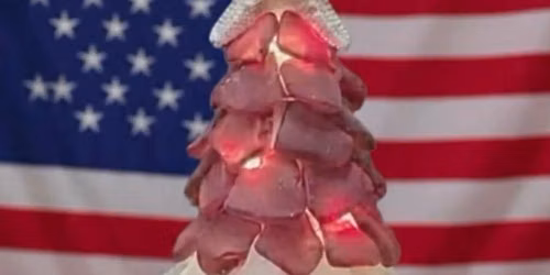 DIY Workshop: Create a Light Up Seaglass Patriotic Tree - July 2nd (6:30pm-8:30pm)