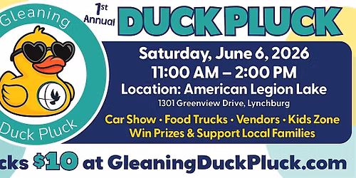 Gleaning For The World's 1st Annual Duck Pluck