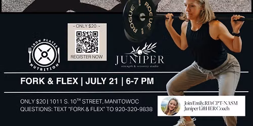 \ud83c\udf7d\ufe0f\ud83d\udcaa Fork & Flex: A Taste of Summer & LiftHER