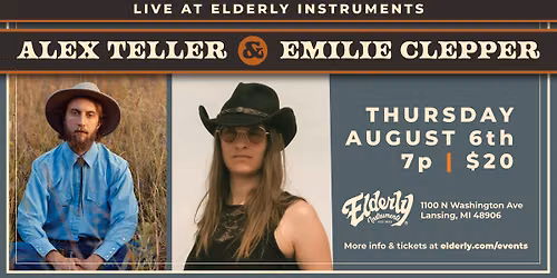 Alex Teller & Emilie Clepper live at Elderly Instruments!