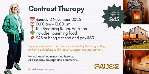 Contrast Therapy Taster - Sauna and Cool Plunge