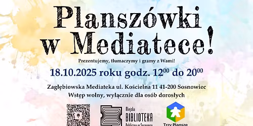 Planszówki w Mediatece