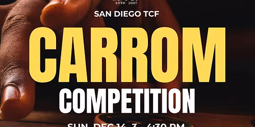 \ud83d\udd25 Carrom Competition for Indians - Compete for the Trophy! \ud83c\udfc6