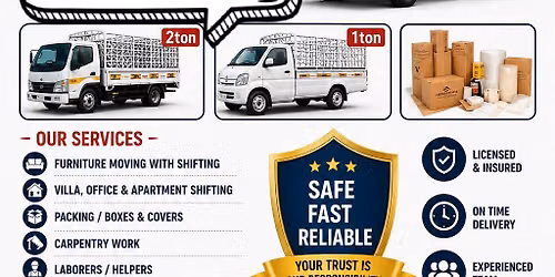 Abu Dhabi Moving service pickup