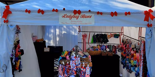 Ladybug Bows will be at The Gardens GreenMarket