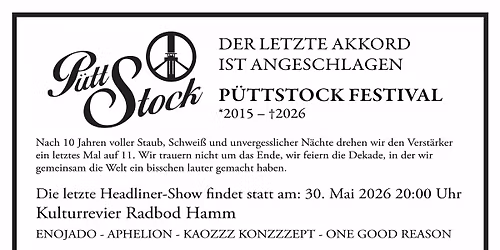 P\u00fcttstock Festival Vol 10 - the last time