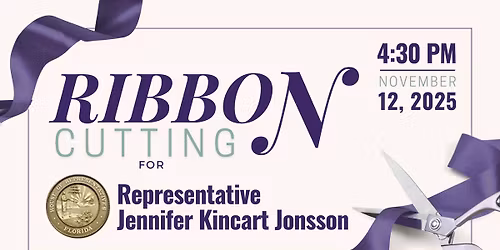 Ribbon Cutting: Representative Jennifer Kincart Jonsson