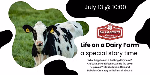 Life on a Dairy Farm Story Time