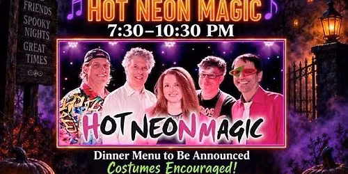 Hot Neon Magic Halloween Party @ Burlington Elks Lodge #916