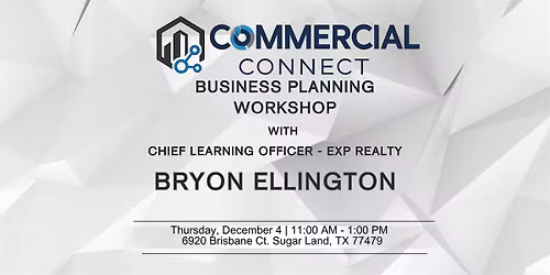 Commercial Connect :  Business Planning Workshop