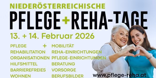 NIEDER\u00d6STERREICHISCHE PFLEGE + REHA-TAGE