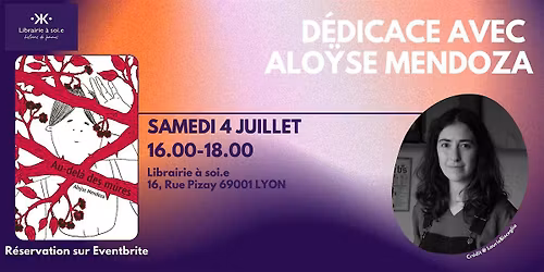 D\u00e9dicace avec Alo\u00ffse Mendoza
