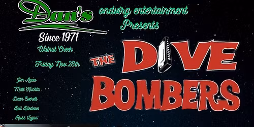 The Dive Bombers making a run on Dan's in Walnut Creek