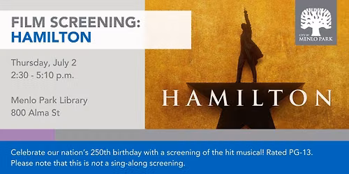 Film Screening: HAMILTON
