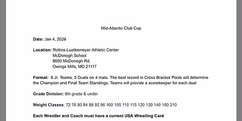 Mid Atlantic Club Cup