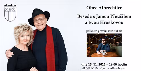 Beseda s herci - Evou Hru\u0161kovou a Janem P\u0159eu\u010dilem