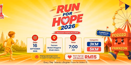 Pawnzon Charity Run: RUN FOR HOPE 2026