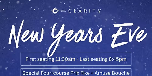 New Years Eve Prix Fixe