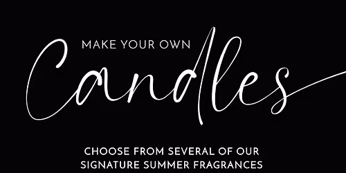 June Candle Making Class at The Peacock!