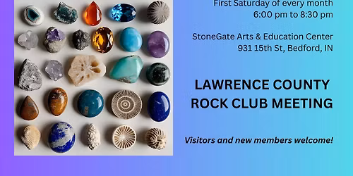 Lawrence County Rock Club Meeting
