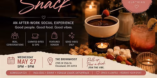 Sit, Chat, and Snack: Sip & Shop Experience