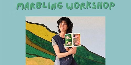 Marmori a gludwaith gyda Jwls Williams Marbling and Collage