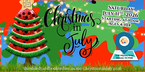 9th Annual Christmas in July at {the shard yard}\u00ae Art Studio