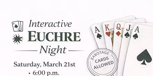Interactive Euchre Night at The Ivy Table Cafe
