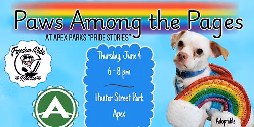 Paws Among the Pages at "Pride Stories"