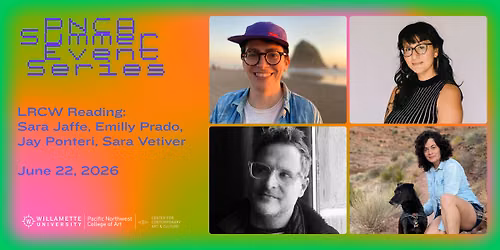 LRCW Reading: Sara Jaffe, Emilly Prado, Jay Ponteri, & Sara Vetiver