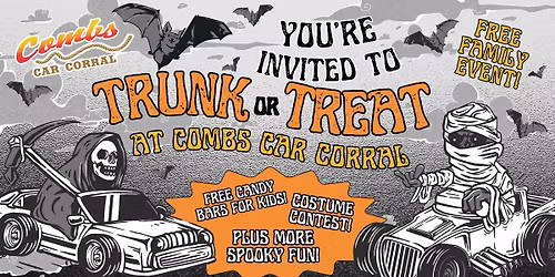 Combs Car Corral's Annual Trunk or Treat
