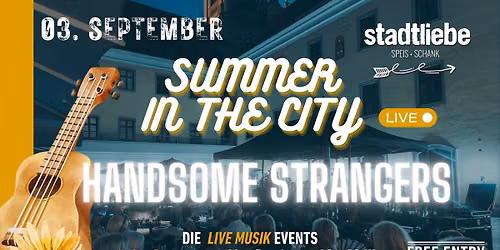 HANDSOME STRANGERS - Live Konzert @Stadtliebe - Eintritt frei