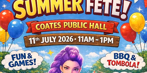 Summer Fete with special guest Rumi