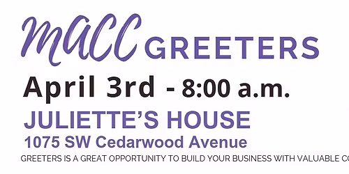 Chamber Greeters at Juliette's House