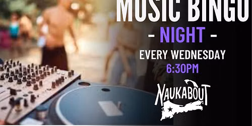 MUSIC BINGO MADNESS 6:30PM