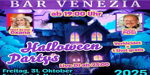 Halloween Party mit Deejay Fosi