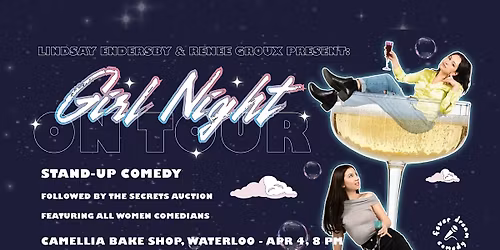Girl Night On Tour! Live Stand-up Comedy at Camellia Bake Shop
