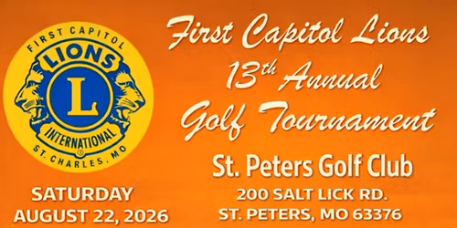 First Capitol Lions Golf Scramble