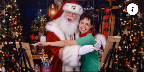 Kids Get to Paint with Santa and the Elves!!!