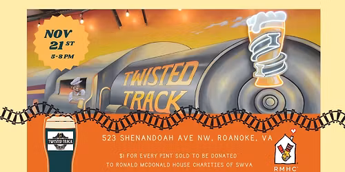 Pints for a Purpose at Twisted Track Brewpub