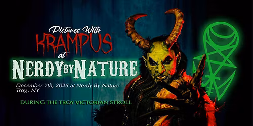 Pictures With Krampus at Nerdy By Nature