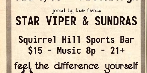 Riff Zealot Presents: Faerie Ring & Shi - Sat 5\/30 at Squirrel Hill Sports Bar in PGH