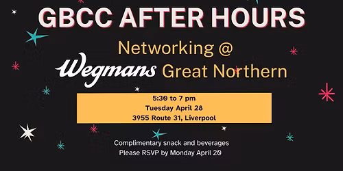 GBCC After Hours at Wegmans Great Northern