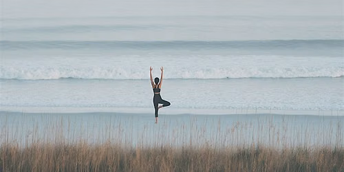 Sunset Yoga on the Beach, Monday, July 27