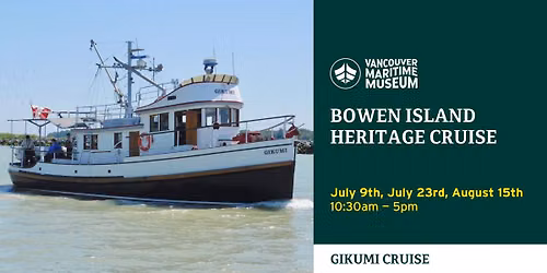 Bowen Island Heritage Cruise