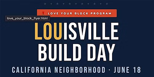 Love Your Block: California Park Build Day