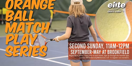 Orange Ball Match Play Series 2025-2026