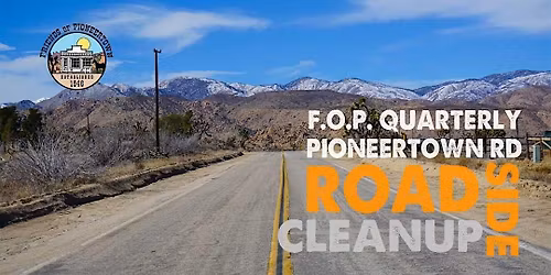 Pioneertown Road Roadside Clean-up