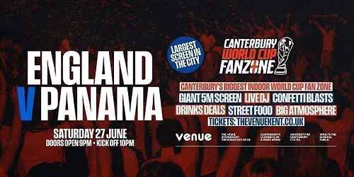 England vs Panama \/\/ Canterbury World Cup Fanzone