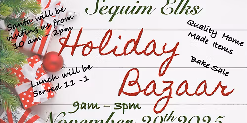 Sequim Elks Holiday Bazaar